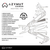 Multitool AZYMUT Giewon 14 narzędzi kabura