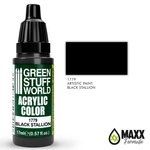 Green Stuff World Acrylic Color BLACK STALLION 17 ml