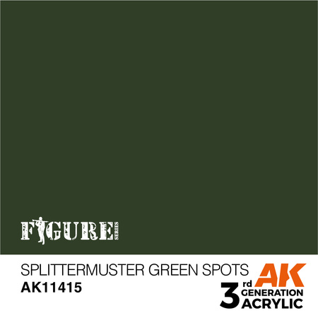 AK Interactive SPLITTERMUSTER GREEN SPOTS – FIGURES