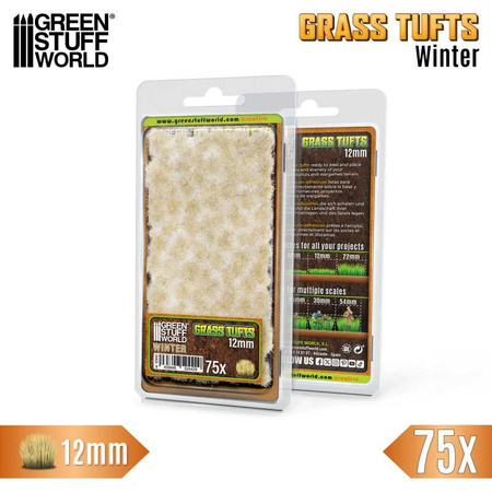 GSW - Static Grass Tufts 12 mm - Winter White