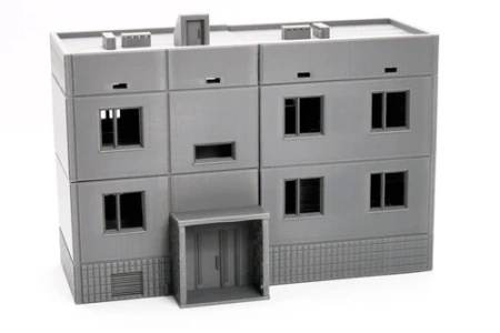 PM - Soviet Apartments Block Type 2 - 3D Printed - 28mm