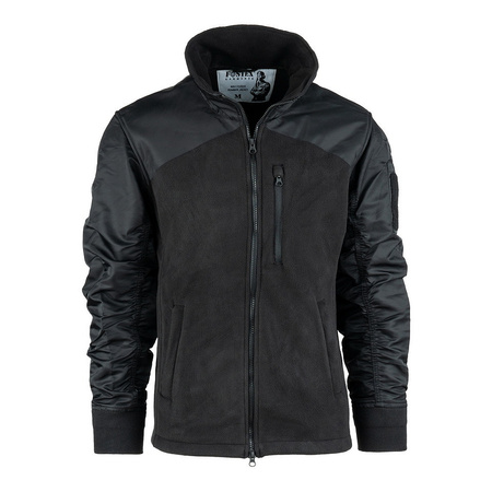 Kurtka Polarowa MA-1 Fleece Bomber Jacket Czarna Fostex