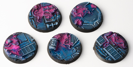 Gamers Grass: Bases Round - Alien Infestation 40 mm (5 szt.)