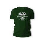Koszulka TWO AXES zielona TIGER WOOD