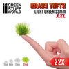 GSW - Grass TUFTS XXL - 22mm self-adhesive - LIGHT GREEN