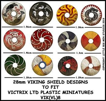 Viking Shield Designs VIK 8 – kalkomanie do tarcz dla Victrix Vikings