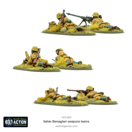BOLT ACTION Italian Bersaglieri Weapons Teams