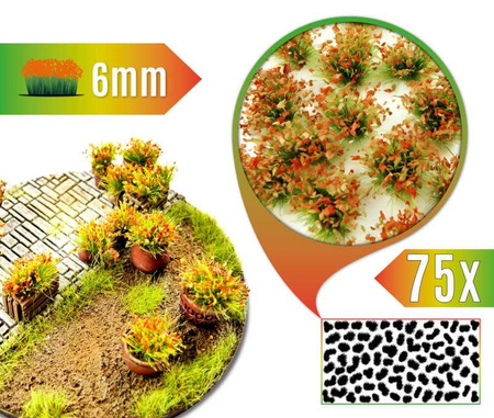 GSW - Shrub Tufts 6mm self-adhesive - Orange