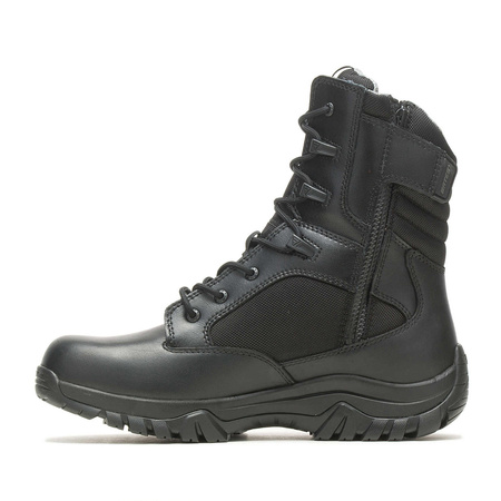 Buty Bates GX X2 Tall Side Zip 03888 z ociepleniem – czarne