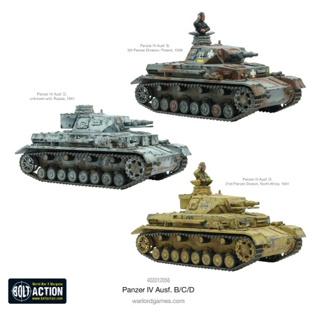 BOLT ACTION Panzer IV Ausf. B/C/D