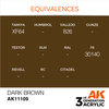 AK Interactive DARK BROWN – STANDARD