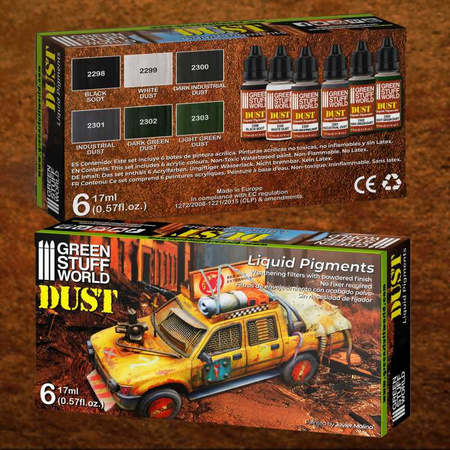 Green Stuff World Zestaw Pigmentów Płynnych - Pył