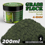 GSW - Static Grass Flock 4-6mm - COUNTRYSIDE SCRUB - 200 ml