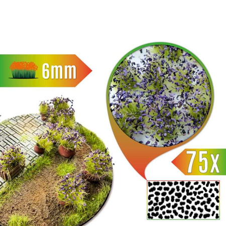 GSW - Shrub Tufts 6mm self-adhesive - Dark Violet