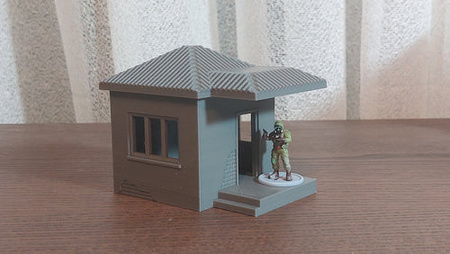 PM - Guard Hut - 3D Printed - 28mm