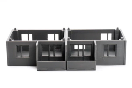 PM - Soviet Apartments Block Type 2 - 3D Printed - 28mm - dodatkowe piętro