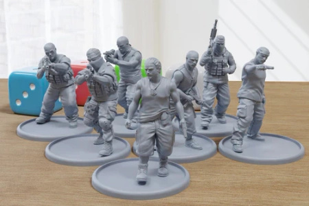 PM - Cartel Street Gang - 3D Printed - 28mm