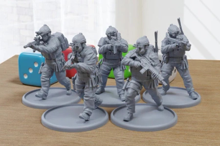 PM - SCP MTF Squad - 3D Printed - 28mm
