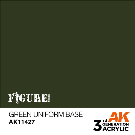 AK Interactive GREEN UNIFORM BASE – FIGURES