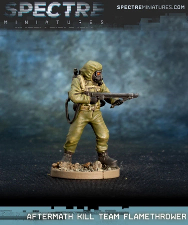 SPECTRE MINIATURES - Aftermath Kill Team Flamethrower