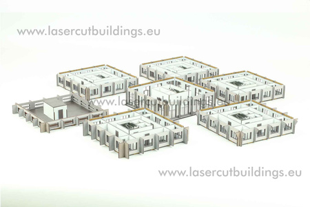 Biurowiec II LBHP0356 - prepaint - 1:56 / 28mm