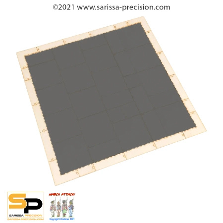 SARISSA - TTS Utility 900 x 900 narrow table surround (50mm wide edge)