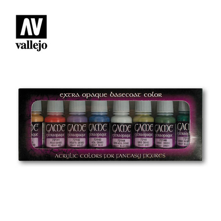 Vallejo Zestaw 8 Game Color Extra Opaque Colors