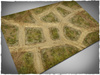 DEEP-CUT Cobblestone Streets v2 - Mousepad, 4x6 feet obszyta