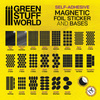 Green Stuff World Naklejki magnetyczne owalne 120x92mm