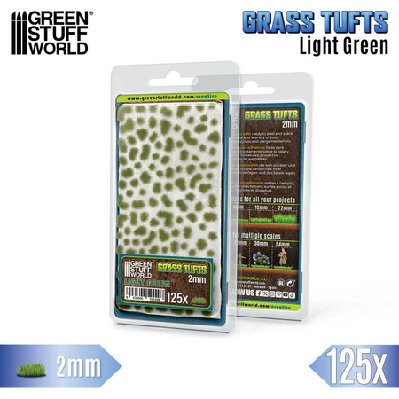 GSW - Static Grass Tufts 2 mm - Light Green