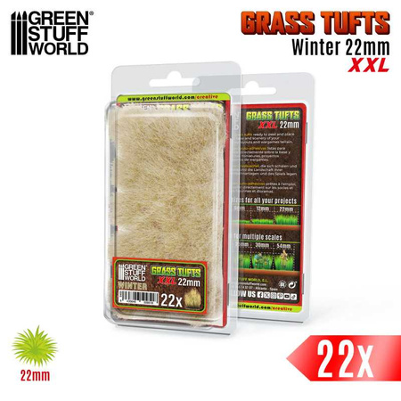 GSW - Grass TUFTS XXL - 22mm self-adhesive - WINTER