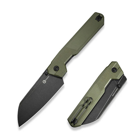 Nóż składany Civivi Hid OD Green G10, Black Stonewashed 14C28N by Ostap Hel (C23008-2)