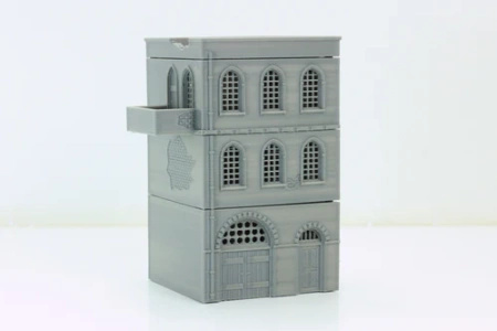 PM - Arab Urban Buildings set of Four Town Houses - 3D Printed - 28mm