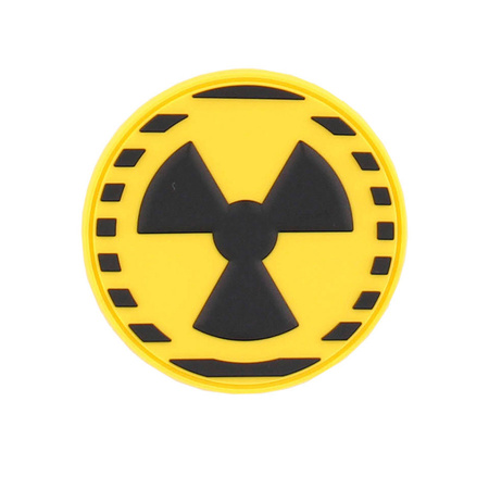 Naszywka 3D PVC Nuklear żółta 101 INC