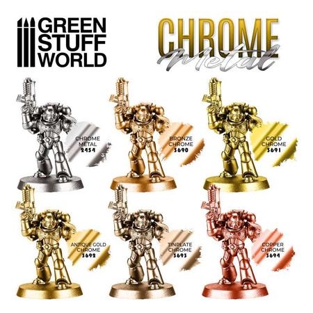 Green Stuff World Chrome Paint - COPPER 17ml