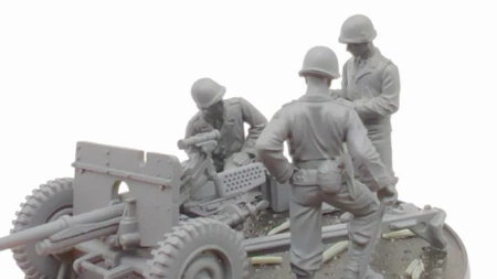 RUBICON 280103 - M3 37mm AT Gun with Crew