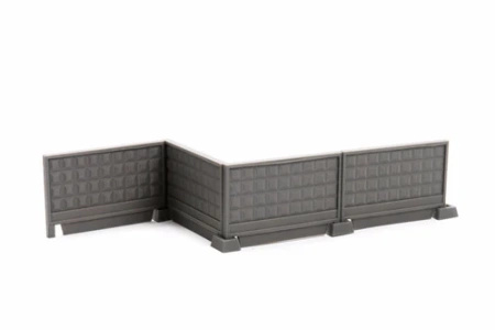 PM - PO2 Modular Concrete Fences - 3D Printed - 28mm