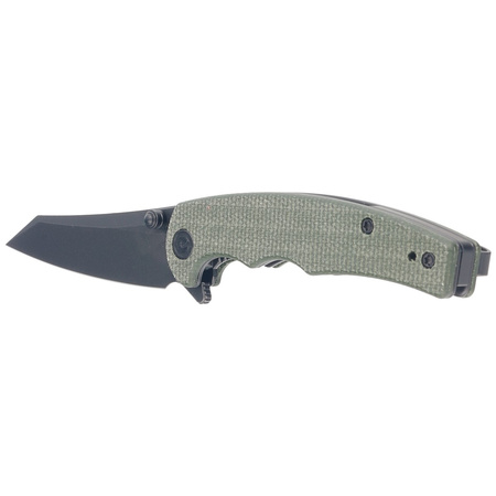 Nóż składany Civivi P87 Micarta Green, Black Stonewashed Nitro-V by Kaila Cumings (C21043-3)