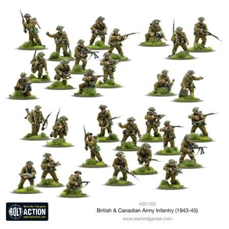 BOLT ACTION British & Canadian Army Infantry (1943-45)