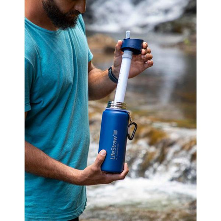 LifeStraw® Butelka Go Stainless Steel; Gray 0,7L