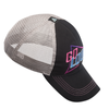 Czapka Trucker GO LOUD!80s style - Czarny / Szary