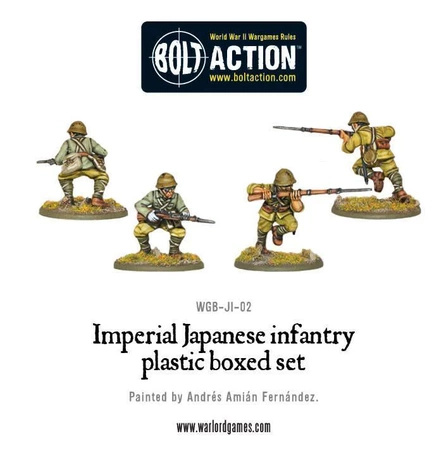 BOLT ACTION Imperial Japanese Infantry Plastic Boxed Set