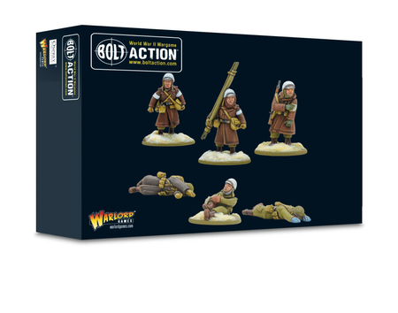 BOLT ACTION US Army (Winter) Stretcher Team & Casualties
