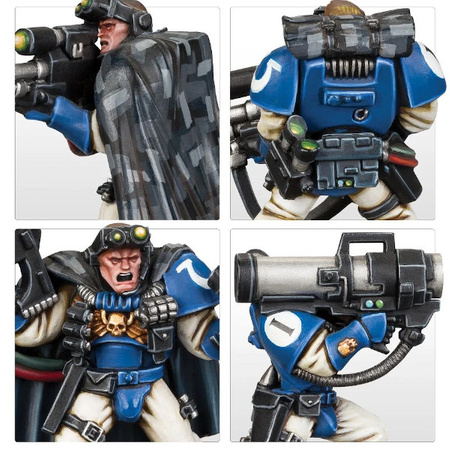 Warhammer 40K Space Marines Scouts z Sniper Rifles