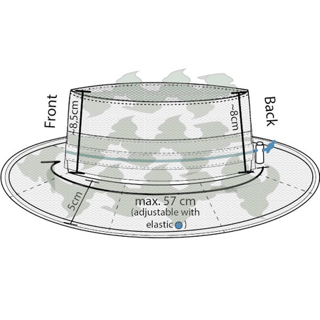 Novritsch Kapelusz 3D Ghillie Boonie Gen2 Multicam