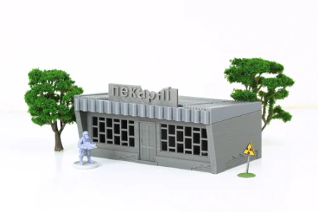 PM - Soviet Local Store - 3D Printed - 28mm