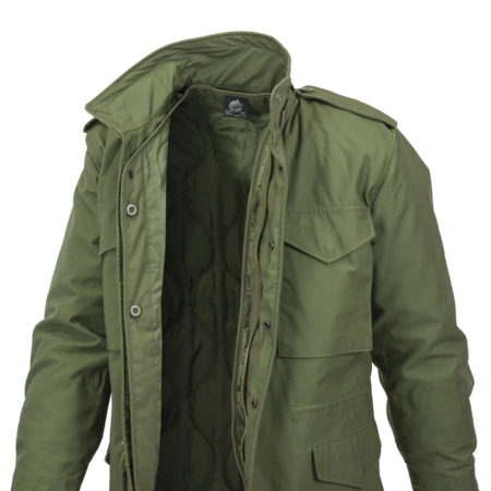 Kurtka M65 - NyCo Sateen - Czarna Helikon-Tex