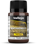 Vallejo: 73.811 - Weathering FX - Thick Mud - Brown (40 ml)