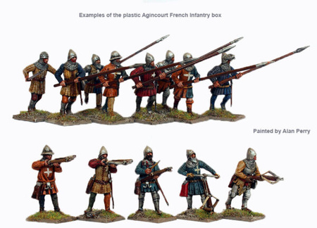 PERRY MINIATURES - Agincourt French Infantry 1415-29