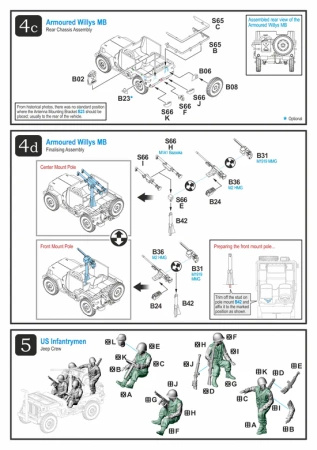 RUBICON 280049 - Willys MB ¼ ton 4x4 Truck (US Standard)
